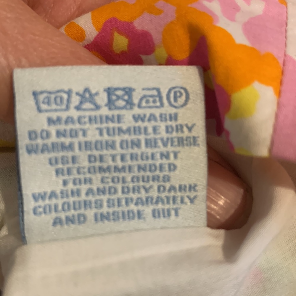 Boden hydrangea print halter dress - 8L - Picture 6 of 8